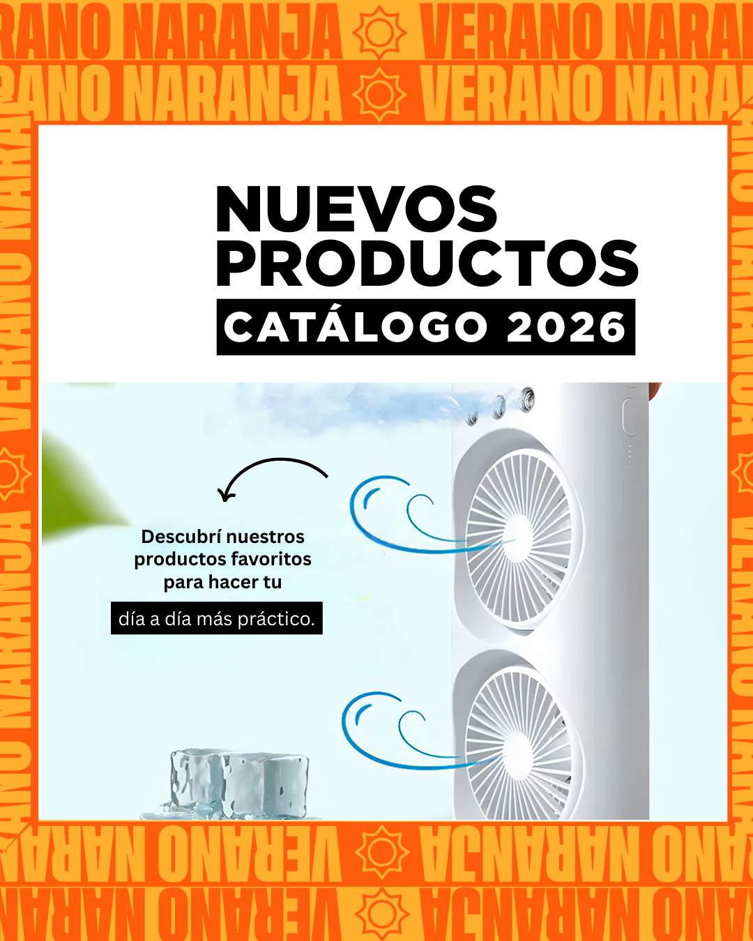 ❄️ Ventilador + Aire Acondicionado Portátil 4 en 1 🌬️ Enfría | 💧 Humidifica | 🌿 Aromatiza | 🌈 Ilumina